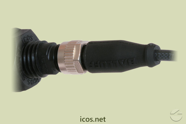 Conector Plug M12 hembra PUR 2m con Sensor de Nivel Eicos