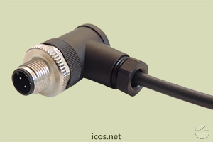 Haga clic para ampliar Conector M12 macho de 4 contactos Conector M12 macho de 4 contactos