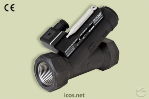 Haga clic para ampliar Sensor de flujo Eicos FC10B02, adecuado para medios flujos de líquido Sensor de flujo Eicos FC10B02, adecuado para medios flujos de líquido