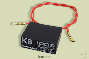 Haga clic para ampliar Filtro Supresor K8 (AC) para Contactores y los Relés de Comando Filtro Supresor K8 (AC) para Contactores y los Relés de Comando