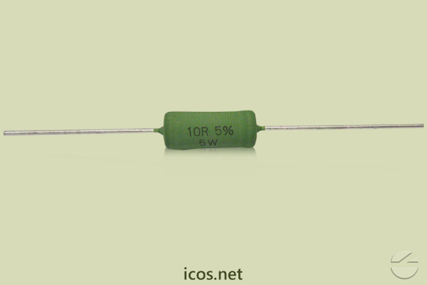 Resistor 10R 5W para la instalación eléctrica de los Sensores de Nivel y Flujo