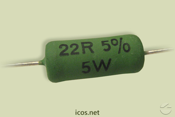 Resistor 22R 5W para la instalación eléctrica de los Sensores de Nivel y Sensores