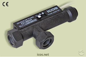 Haga clic para ampliar Sensor de flujo Eicos FE18B04, adecuado para bajos flujos de líquido Sensor de flujo Eicos FE18B04, adecuado para bajos flujos de líquido