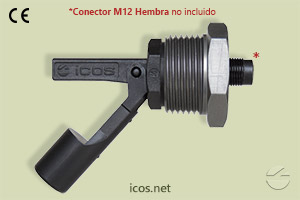 Haga clic para ampliar Sensor de nivel Eicos LA31N-M12 para líquidos Sensor de nivel Eicos LA31N-M12 para líquidos
