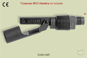 Haga clic para ampliar Sensor de nivel Eicos LA32-M12 para líquidos Sensor de nivel Eicos LA32-M12 para líquidos
