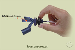 Haga clic para ampliar Funcionamiento NC del sensor de nivel LB26M-40 Funcionamiento NC del sensor de nivel LB26M-40