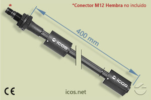 Haga clic para ampliar Sensor de nivel Eicos LE402-1-M12 para líquidos Sensor de nivel Eicos LE402-1-M12 para líquidos