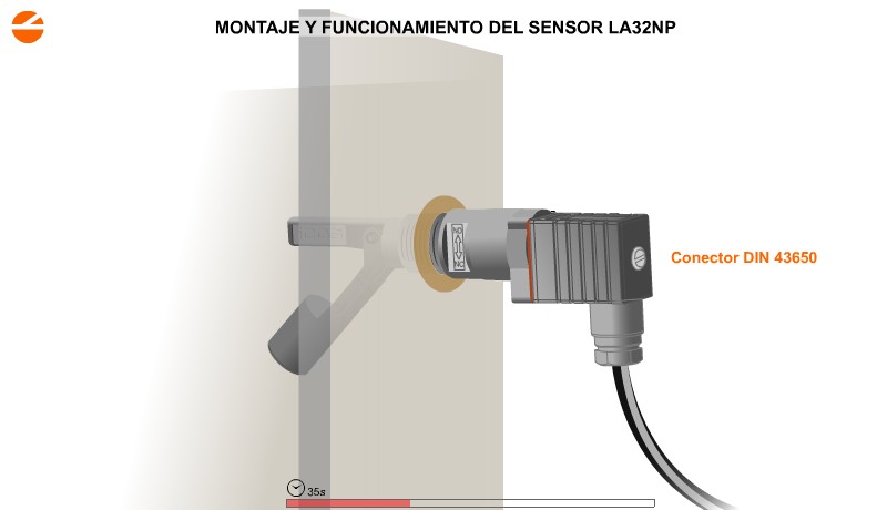 Sensor de Nivel con Salida de Conexión Eléctrica DIN 43650